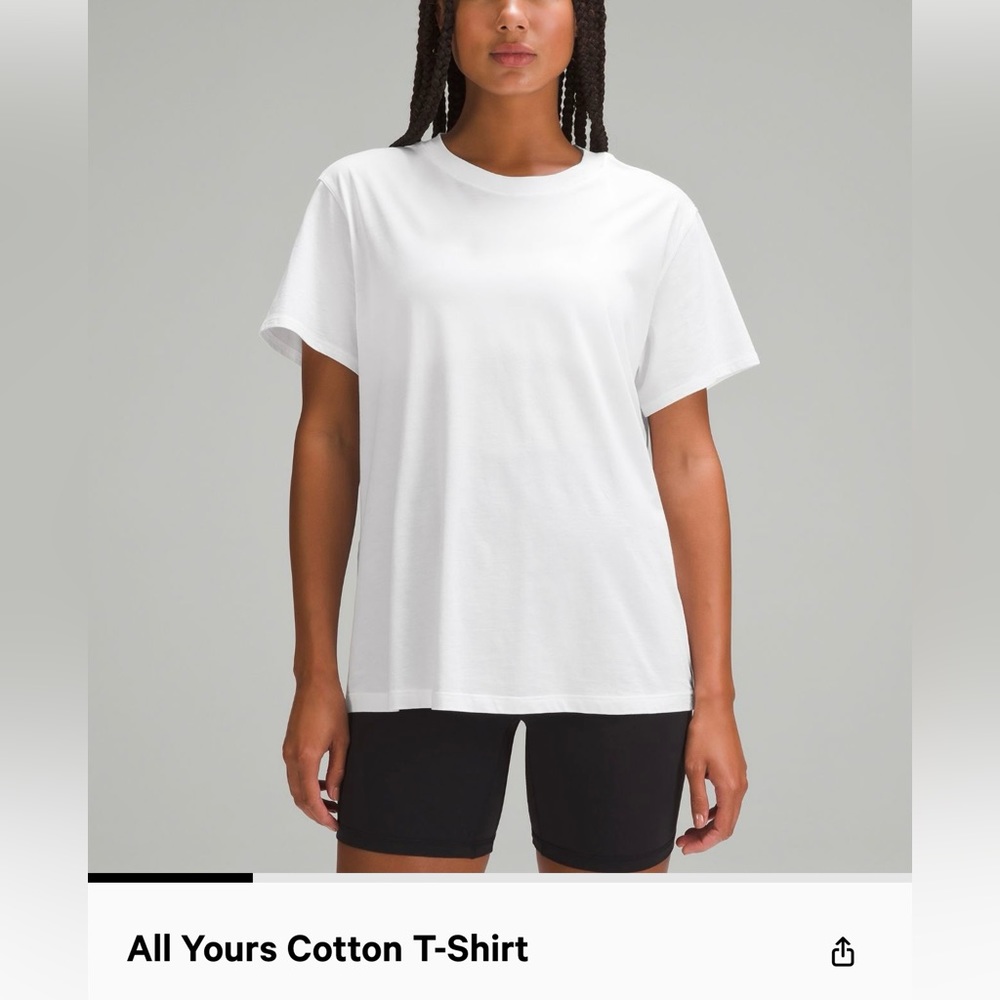 Brand new with tags lululemon all yours tee size 8